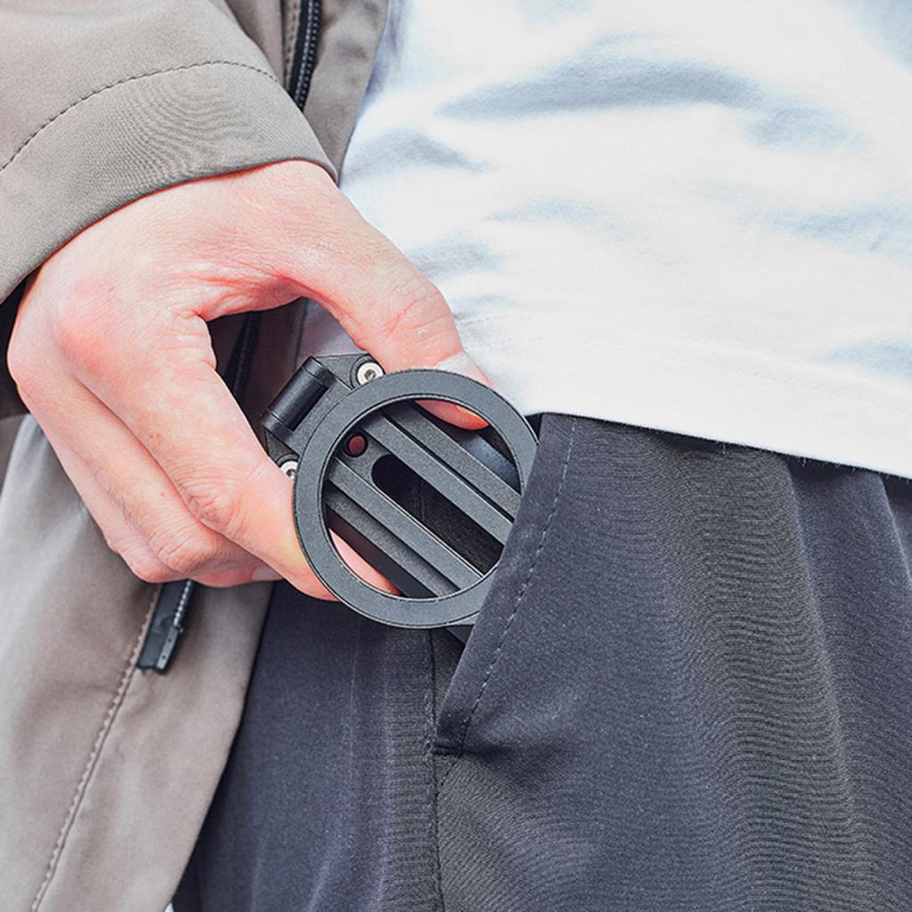 Magnetic Phone Stand Aluminum Alloy Desk Holder for Cell Phone Video Recording Travel Portable Foldable Tripod Adjustable Angle Phone Mount