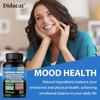 Didacat Cortisol Health Magnesium Ashwagandha L-Theanine Supplement, 120 Capsules