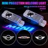 For mini MKOLed HD Car Door Logo Welcome Light Projector Lamps Accessories For MINI Cooper S Works JCW R55 R56 R50 R53 R60 R61 F54 F55 F56..