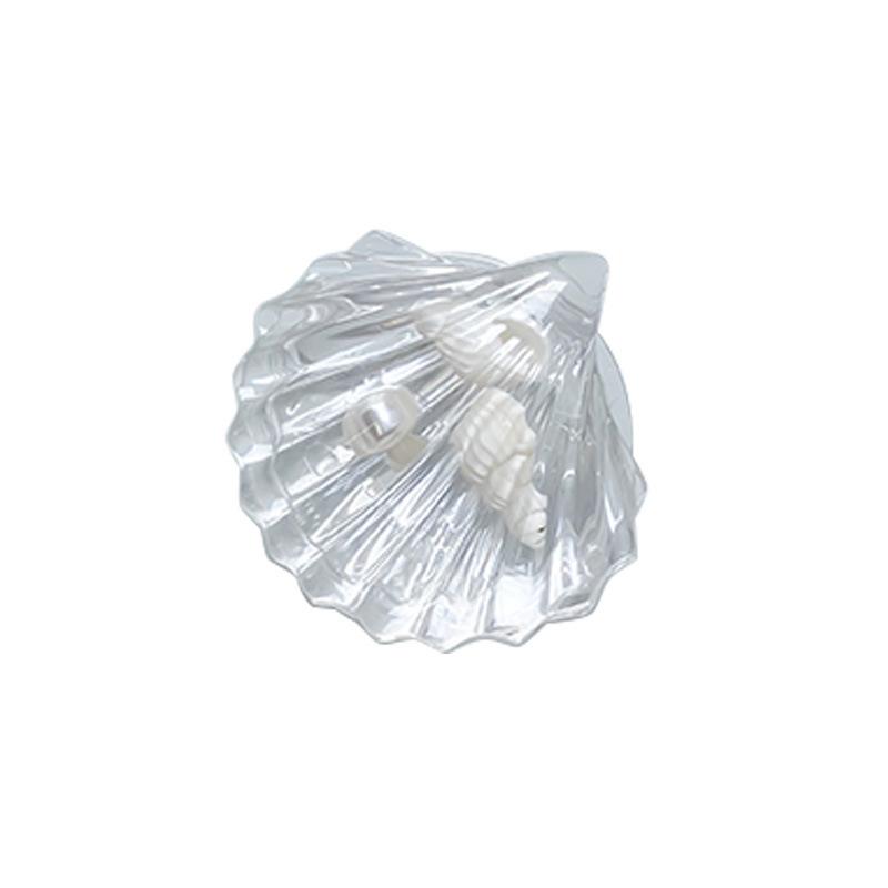 Simulation Transparent Shell Mobile Phone Airbag Bracket Conch Pearl Paste Retractable Portable Desktop Lazy Support Frame