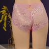M-3Xl Large Size Sissy Pouch Panties Men Lace See Through Crossdressing Briefs Bullet Separation Underpant Gay Erotic Brief