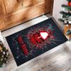 Nottingham Forest FC Printed Crystal Velvet Rug Non‑Slip Crystal Velvet Carpet For Sofa Bedroom Indoor Home Decoration