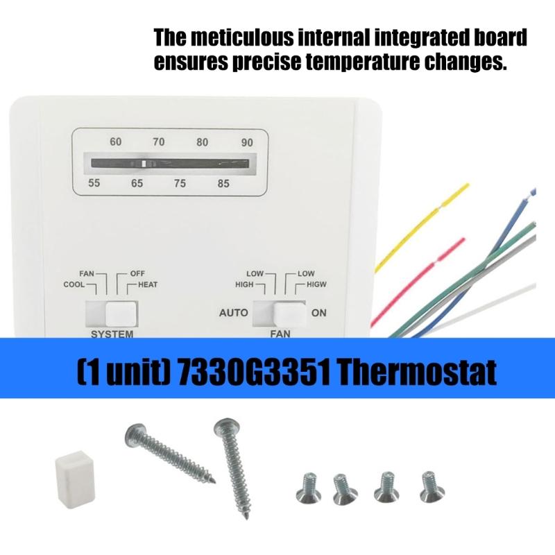 Intelligent Temperature Control Thermostat For Motorhome With Energy Efficient Design And Plastic Construction 7330G3351