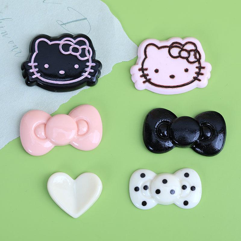 

Аксессуары для обуви и волос в стиле Xiaohongshu: Украшения для обуви с отверстиями, заколки для волос, галстуки, магниты на холодильник