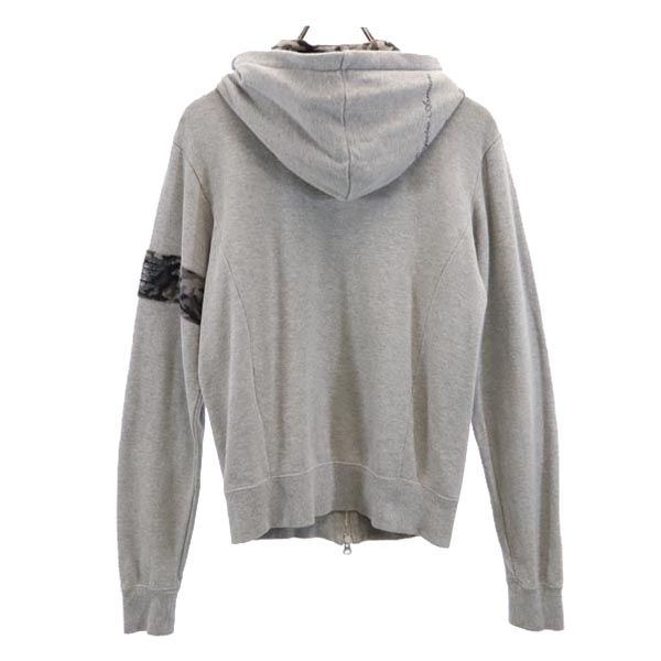 EMPORIO ARMANI×Daisuke Maki Camouflage Long Sleeve Sweat Zip Hoodie S Men's Used