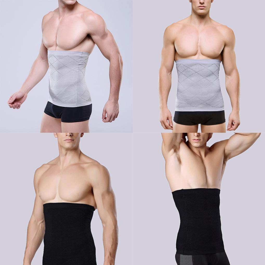 Men Belly Waist Abdomen Belt Shapewear Slim Body Belly Waist Compression Underwear Band