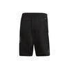 Adidas FW22 Solid Color Logo Print Casual Sports Shorts Men Bottoms Black DU0934