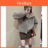 Maglione da Donna con Collo Alto e Design a Maglia per l'Autunno, Abbigliamento Casual