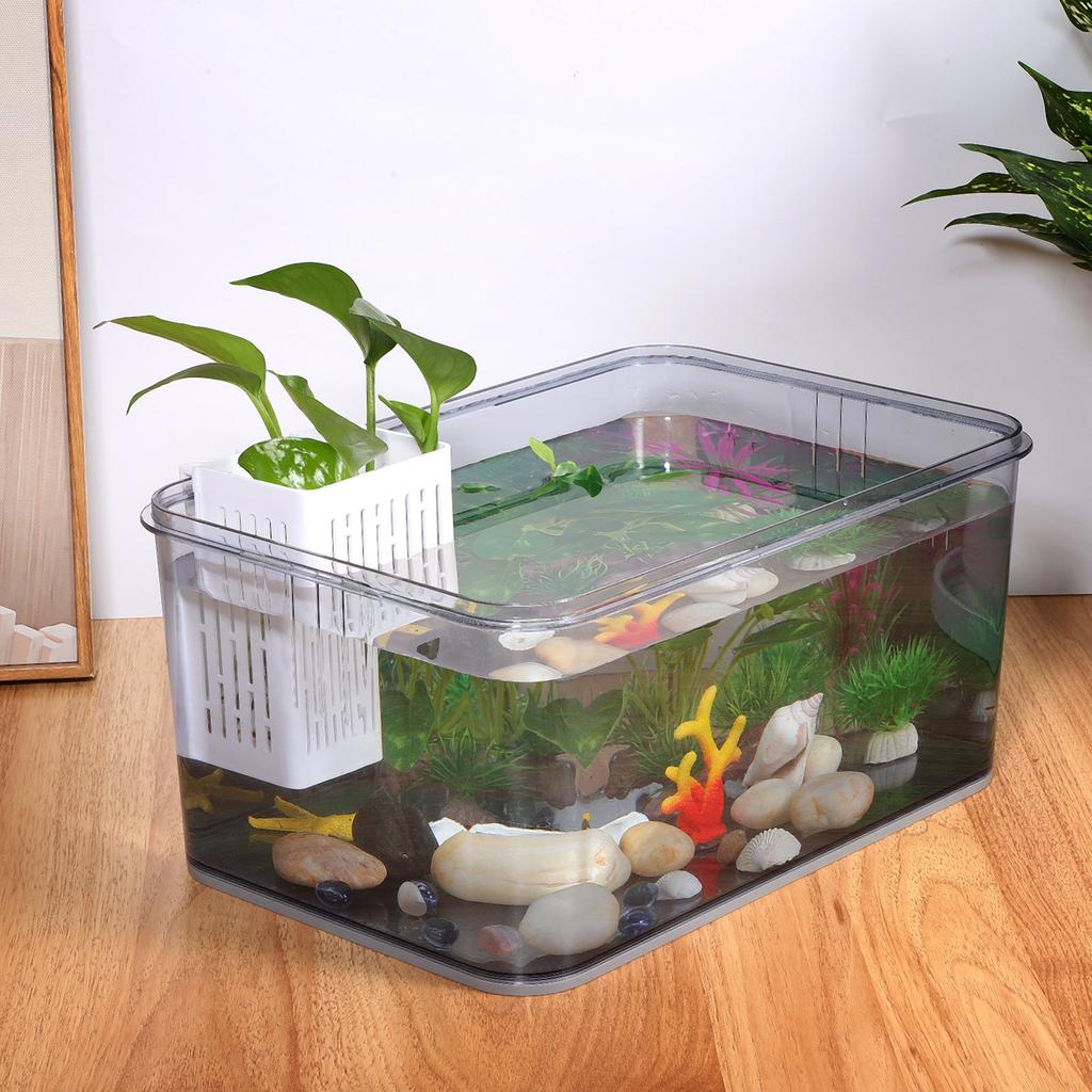 2pcs Aquarium Plant Baskets Planter Cup Fish Tank Hanging Decorations Aquatic Plant Basket Plant Pots Aquatic Plant Basket