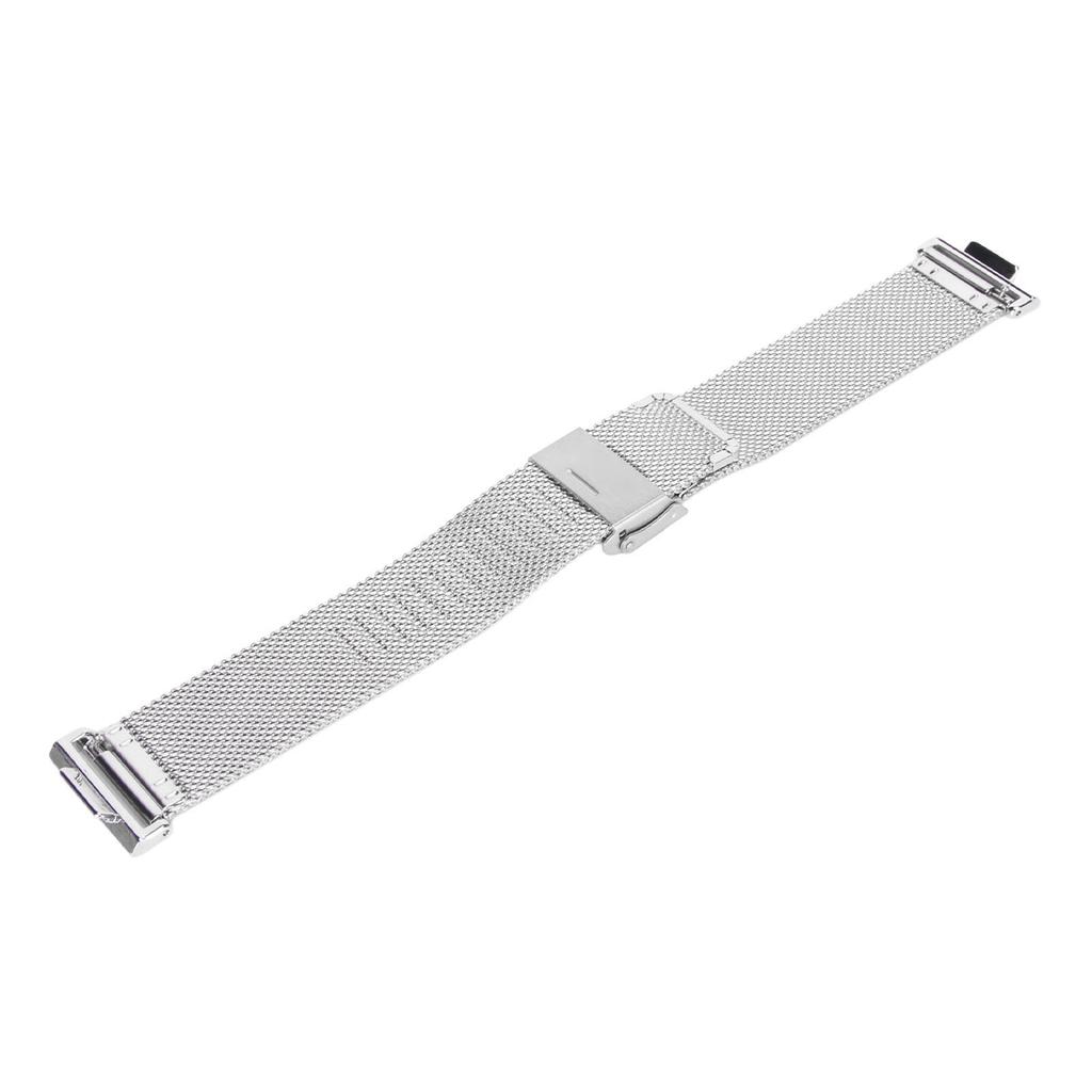 Stainless Steel Watch Strap Adjustable Wristband with Metal Buckle Watch Band for Huawei Watch Fit 2 Silver