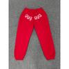 Heavy fleece foam print spider web hoodie sports casual sweater sweatpants set