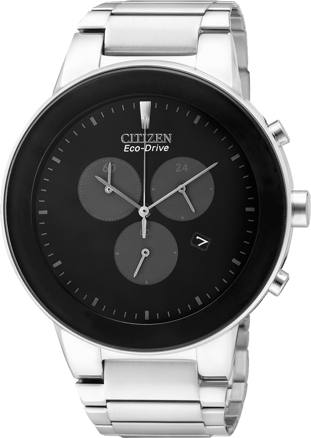 Citizen Eco-Drive Chronograph Quartz Watch AT2240-51E Men s Black