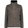 CMP Women's Hybrid Jacket Made of Knit Tech and High Loft