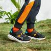Li Ning Soft 2.0 Velcro Fashion Shock Absorbing Non-Slip Wear-Resistant Breathable Low-Top Running Shoes Kids sneaker Black YKNR092-1