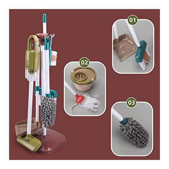 Cleaning Toys Cleaning Set Cleaning Tools Set for Toddlers Kids Cleaning Set Vacuum Cleaner Toys Children Housework Toys for Children Play House