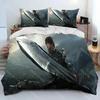 Final Fantasy Series Games Cartoon Comforter Bedding Set,Duvet Cover Bed Set Quilt Cover Pillowcase,King Queen Size Bedding Set