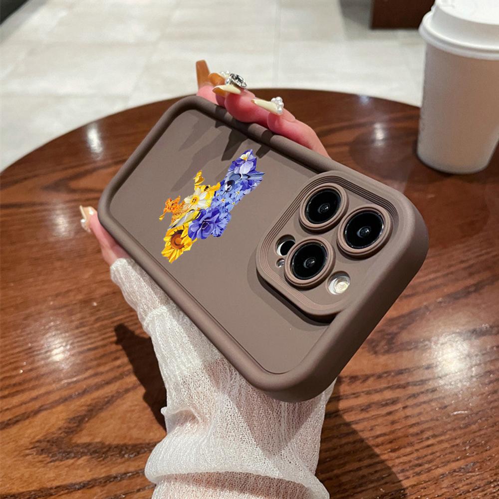 N99 Map Dove Design Soft Angel Eyes Phone Cases for iPhone 16 15 14 13 11 Pro Max 8 7 6s Plus 12 Mini XR XS Max SE Shockproof Cover