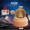 Authentic Music Box with Gift Popular Gift for and Features Crystal LED Ambient USB Projection Wooden Bedside Romantic Soothing Perfect for and