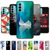 For ZTE Blade V40 Vita Case 8045 6.75" Animal Cartoon Soft Silicone Funda for ZTE Blade V40 Vita Phone Cover V40Vita Black Coque