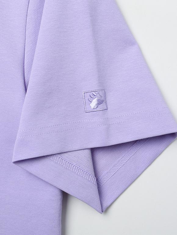 UCLA Unisex Ponte Basic Round T-Shirt [Violet](Ua4St92_49)