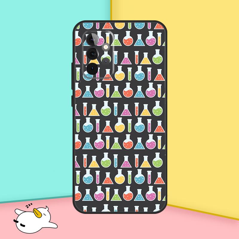 Chemistry Laboratory Phone Case For Samsung Galaxy A15 A25 A35 A55 A53 A33 A13 A52 A32 A12 A51 A71 A14 A34 A54