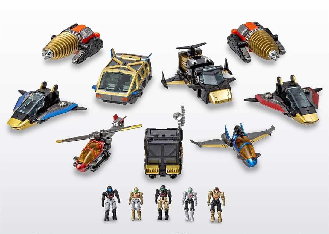 TAKARA TOMY Diaclone Robot Base Machine Action Figure T-SPARK DA-121 GX/FD  Shipborne Set