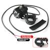 2 adet DC 12V-24V Motosiklet LED Sis Farları 6000lm Spot Lambası Paslanmaz Çelik Braketli Evrensel Far Motosiklet, Bisiklet, SUV için Uygun
