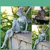 Charming Fairy Statue Decorative Piece Made Of Resin For Garden And Courtyard Use