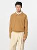 GENERALIDEA Man Hairy Collar Pullover [Beige] / Sbd4M05024