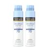 Ultra Sheer Body Mist Sunscreen Spray SPF 70 141g X2