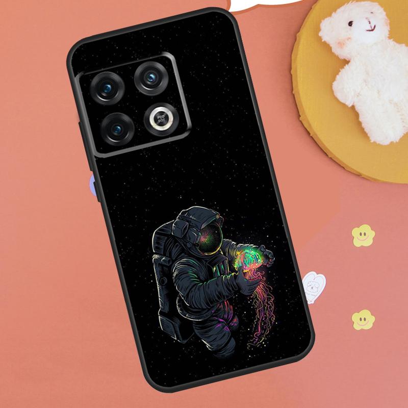 Cartoon Space Astronaut Case For OnePlus 13T 10T 8T 12R 13R 15 13 12 11 9 10 Pro Nord CE 5 2 3 4 Lite N20 N30 Funda