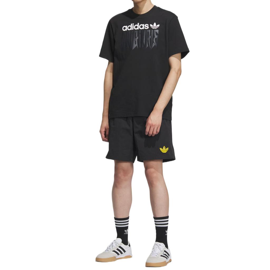 Adidas Originals TrefoilBadge Casual Shorts Men's Black KE5795