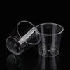 50Pcs 30Ml Disposable Mini Clear Plastic Cup Outdoor Picnic Birthday Kitchen Party Shot Glasses Jelly Cups Tableware Tasting