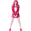 N Descendant Red Rise Cos Suit Pink Academy Suit Queen of Hearts Girl Onesie Halloween Play Suit