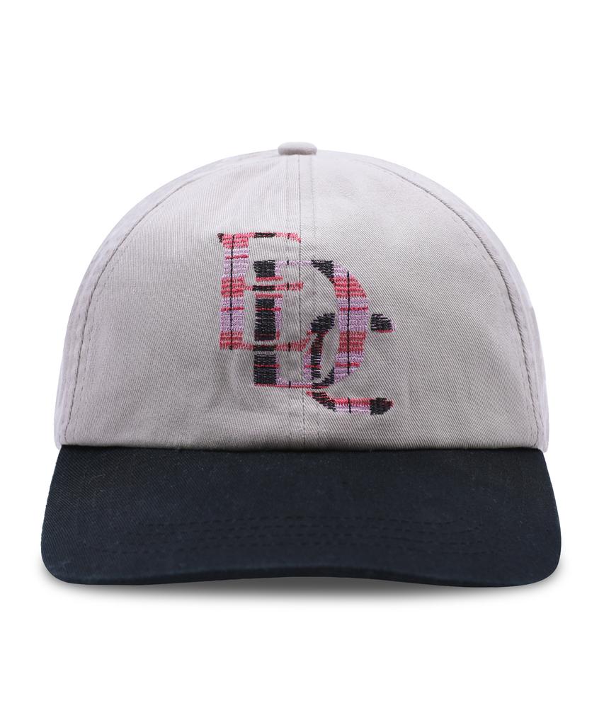 XTONZ Xta090 Check Graphic Cotton Ball Cap (Gray)