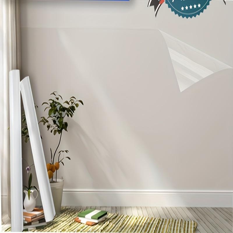 1 Roll of Plastic Electrostatic Adsorption Wall Protection Film - Waterproof, Oil-Proof, Removable Film, Suitable for Kitchen, Tiles, Home Decoration