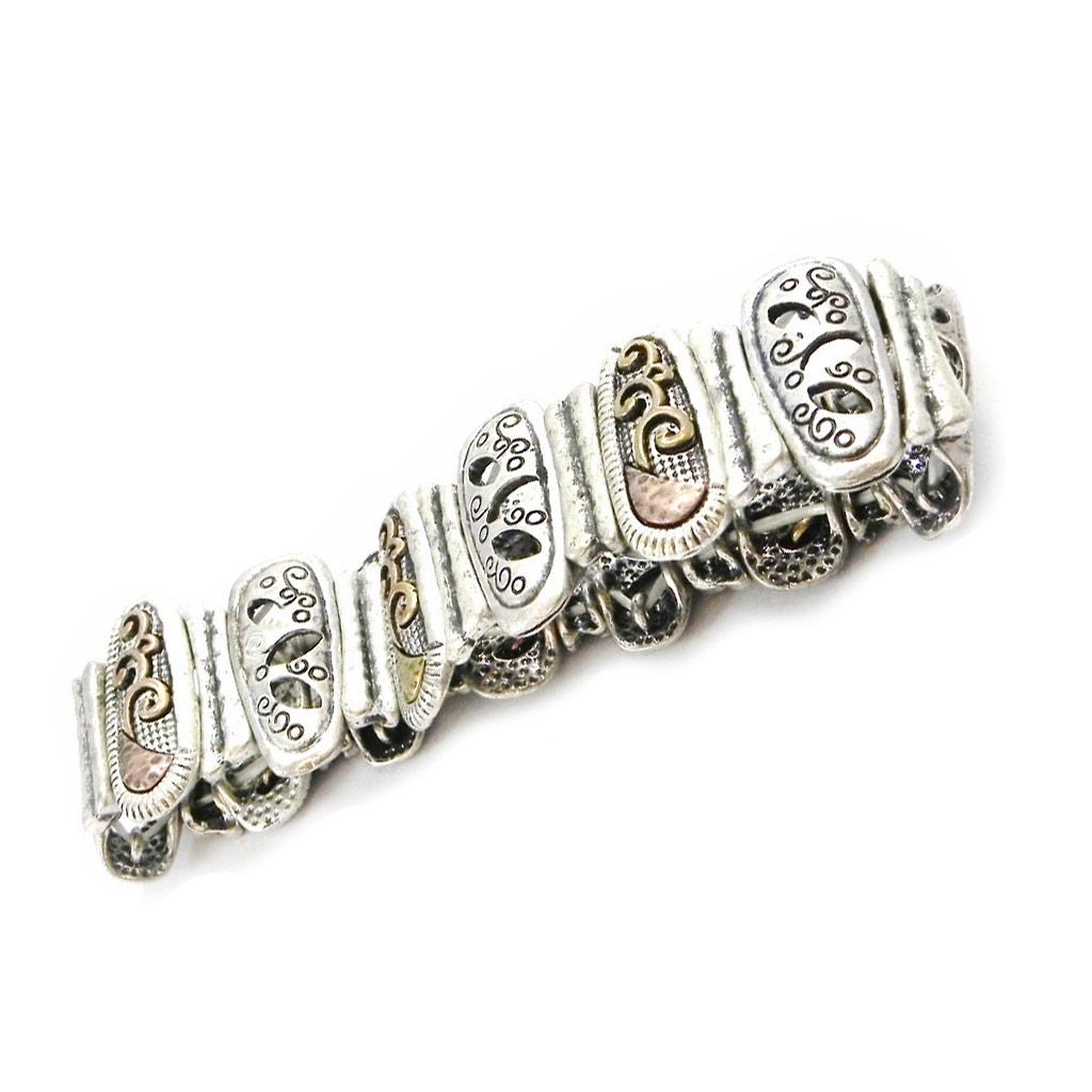 Les Trésors De Lily [I4485] - Designerarmbånd 'Cunégonde' 3 toner
