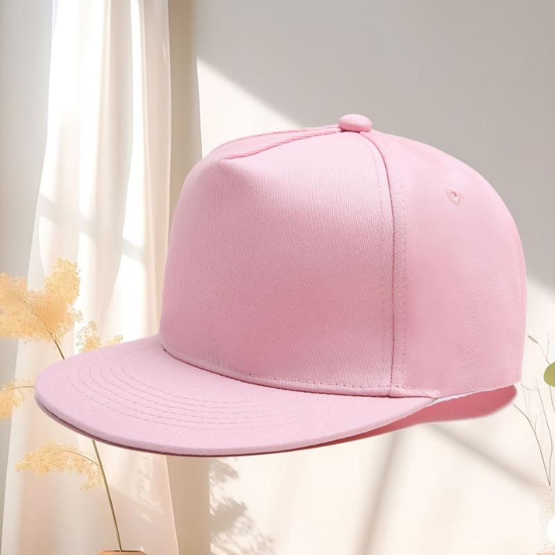 Cotton flat-brimmed hat men's and women's sunshade cap hip-hop personality trend hip-hop hat embroidery