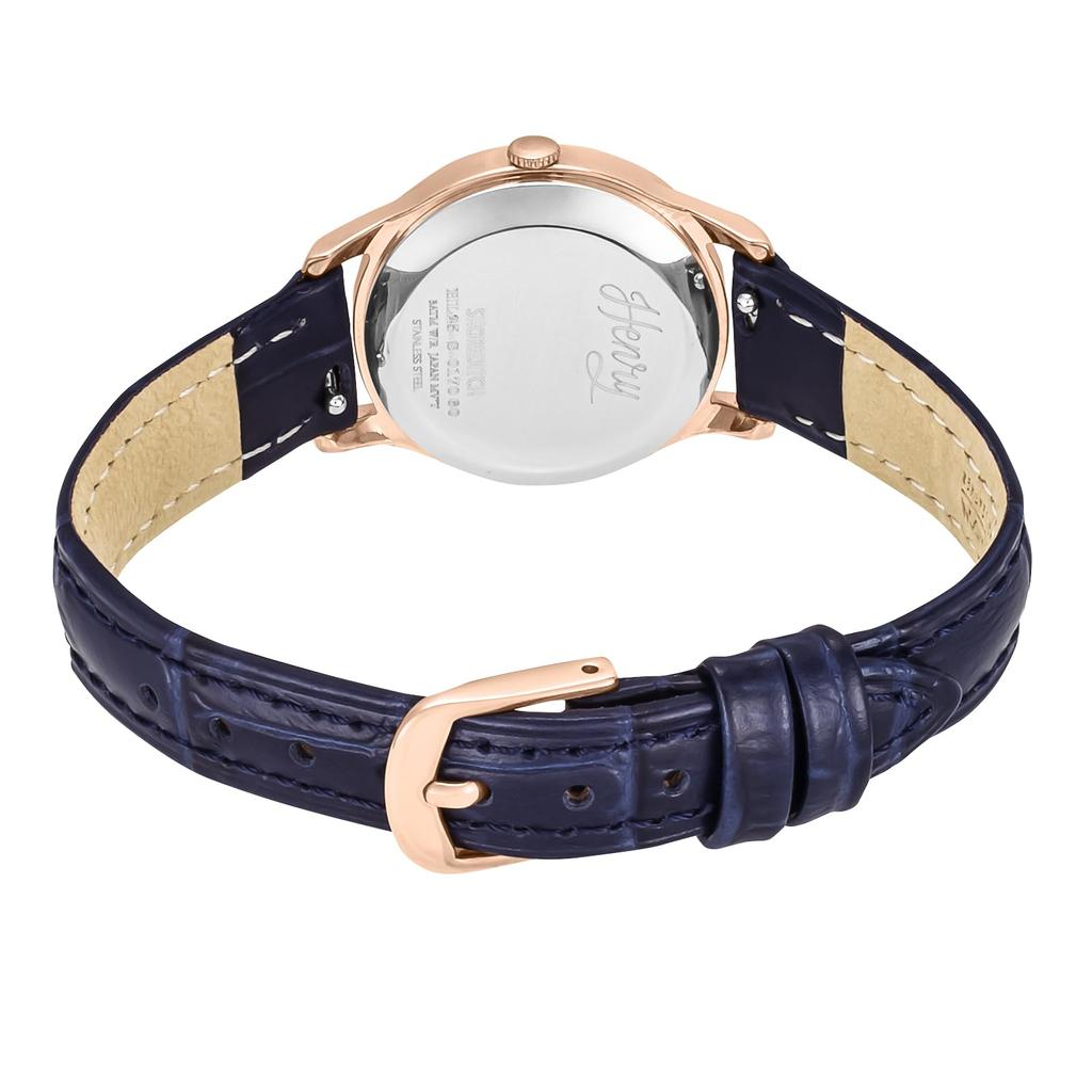 [HENRYLONDON] Shoreditch Watch, Quartz, Water Resistant for Daily Use, Plastic, Pink Dial, HL25S0170-NV, Women's [Authentic]