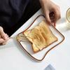 Premium Ceramic Toast Plate Durable Cake Plate Easy Care Steak Plate  Restaurant