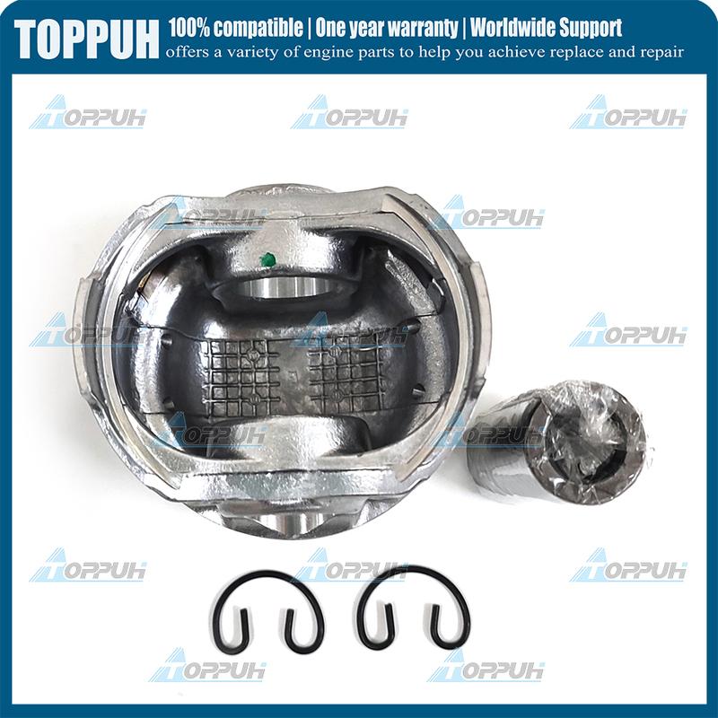 New D722 Piston Kit STD 67mm or oversize +0.5 Piston with Ring For Kubota D722 16853-21050 16851-21114 16851-21982
