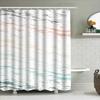 Fashionable Shower Curtain With Waterproof Print Modern Home Decor Item For Bathrooms Easy Installation And Maintenance Availabl