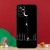 Black Moon Stars Space Astronaut Case For Samsung Galaxy A56 A33 A13 A36 A23 A52 A32 A12 A54 A34 A14 A16 A53 A15 A35 A55 A17