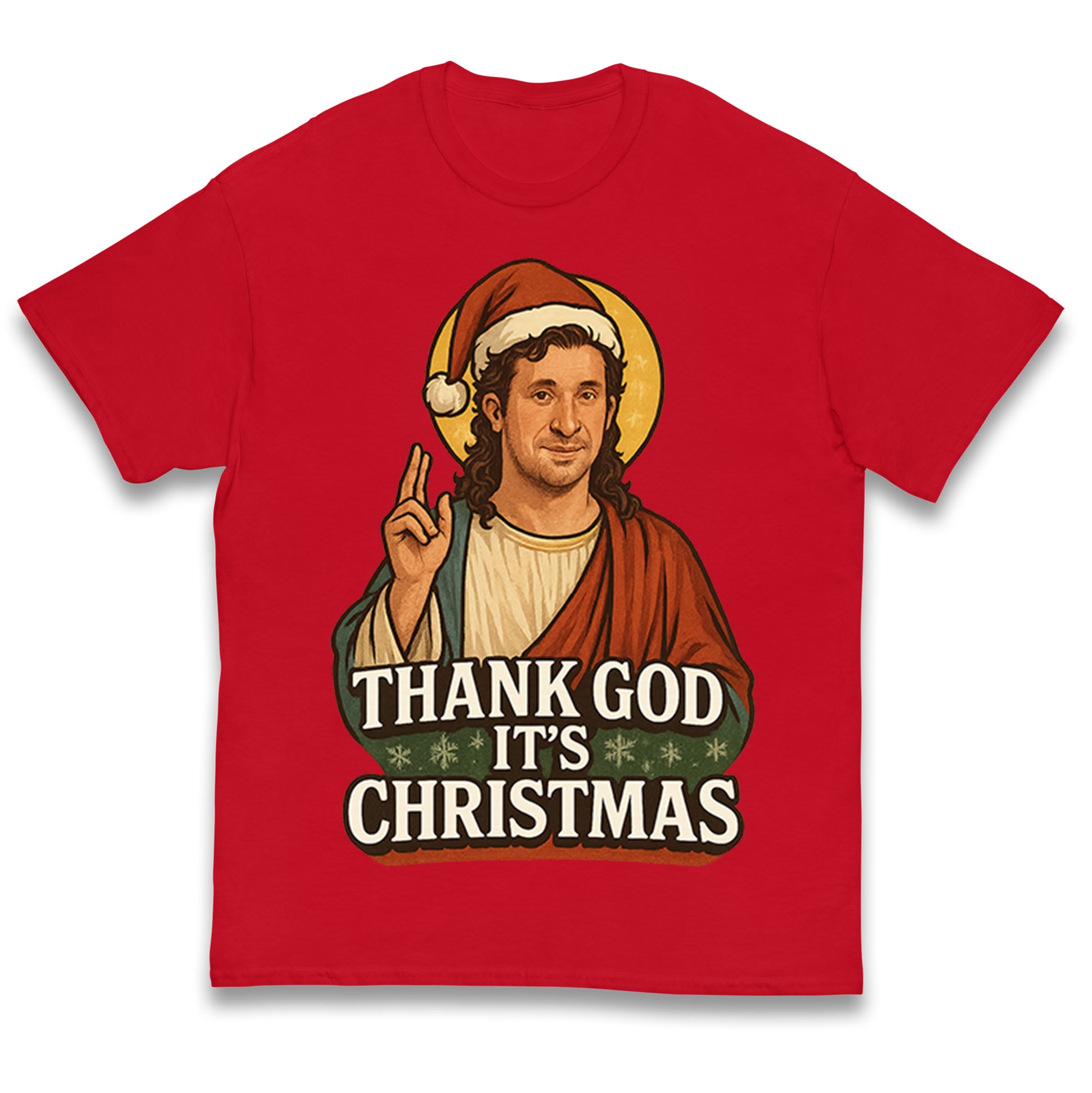 Robbie Fowler Thank God It s Christmas Kids T Shirt 150