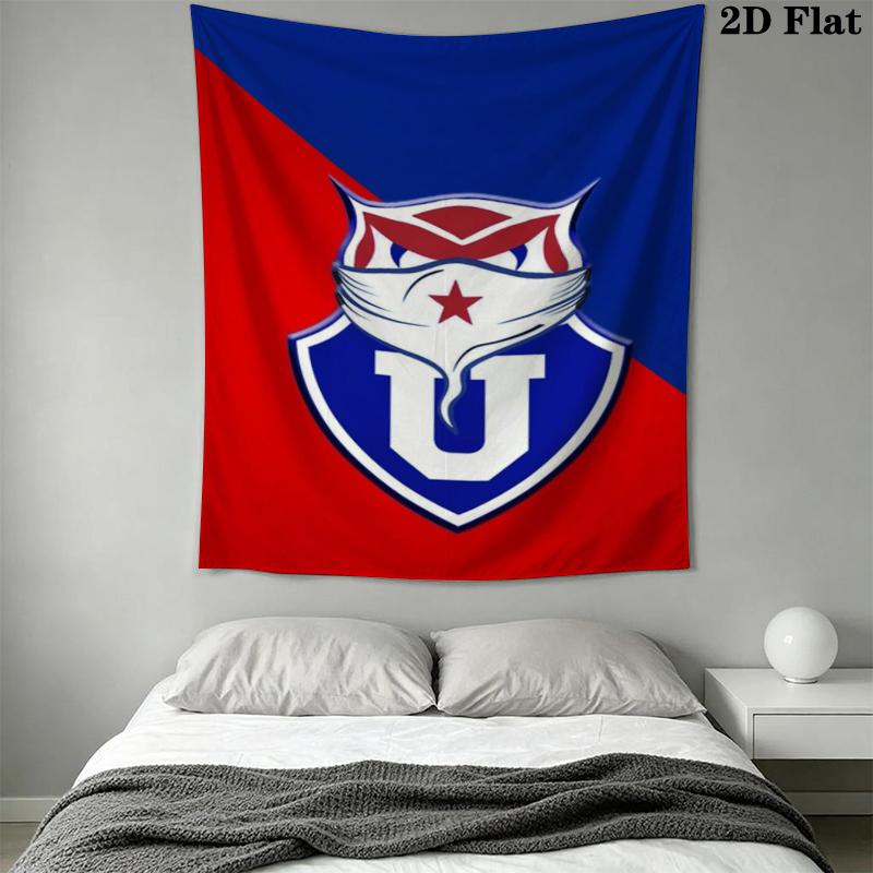 Universidad de Chile Wall Tapestry Aesthetic Wall Hanging Printed Fabric Blanket Decorative Tapestries for Bedroom Living Room Home Decor