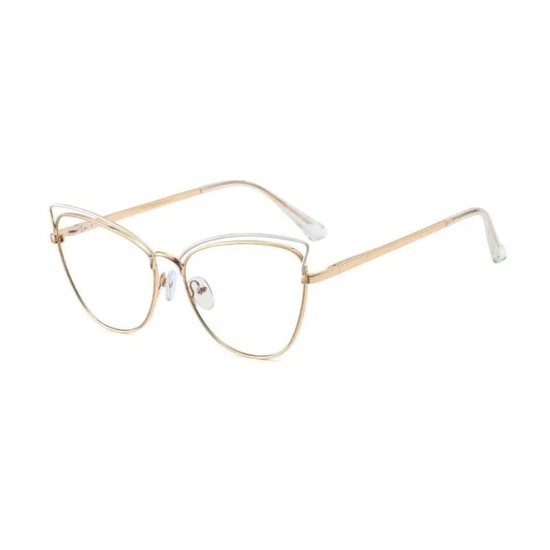 Occhiali da lettura da donna Cat Eye sexy Anti Luce Blu Presbiopia Occhiali Moda Computer Graduati Ipermetropia