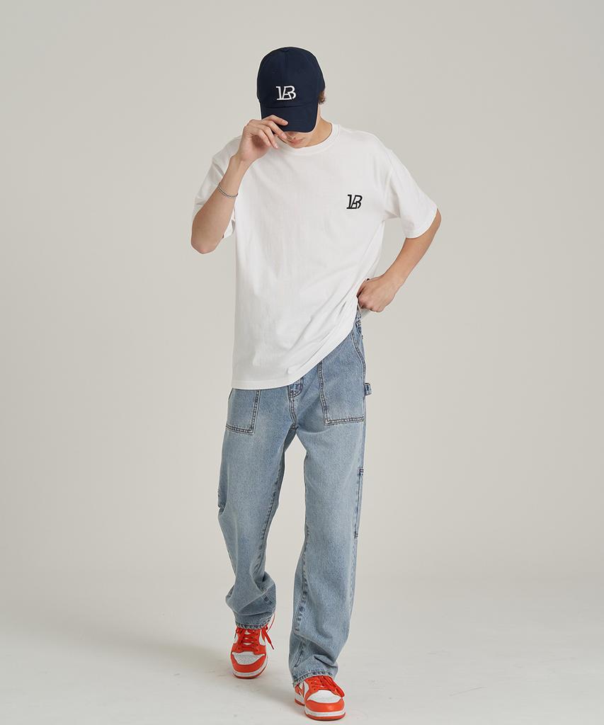 LAB101 Volume Embroidered Logo Ball Cap - Navy