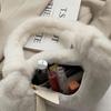 Pouch Handbag Plush Underarm Bag Solid Color Shoulder Bag Women Crossbody Bag Koran Style Handbag