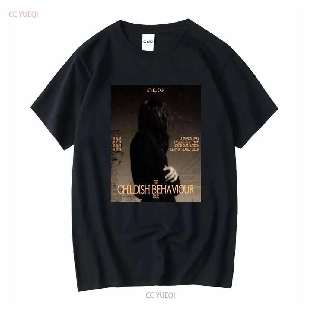 The Childish Behaviour Tour 2024 Ethel Cain Cotton T Shirt Full Size S 5xl Se324 Long Or Short Sleeves Vintage Washed Stylish
