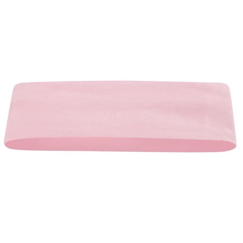 

1pc Sports Headbands Elastic Sweatband For Yoga, Running & Fitness, Soft Stretch Hair Bands For Women & Men рожевий